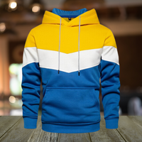 Yielanna | Die neuen lässigen losen Fleece warmen Straßenkleidung Kapuzenpullover – Gelb
