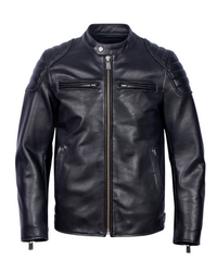 Jorge – Lederjacke Mit Frontreißverschluss – Schwarz