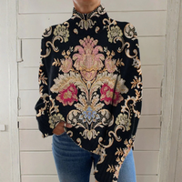 Vinnora | Vintage Blumenpullover – Geblumte