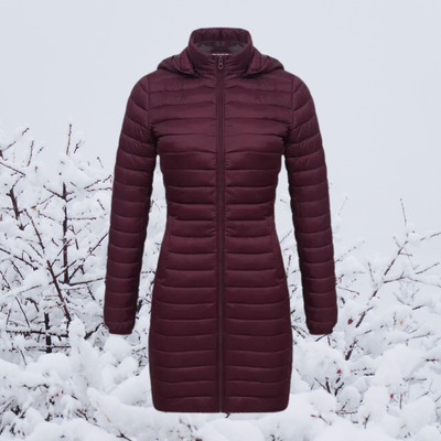 Asmotra |  Die neue ultraleichte, tragbare, lange und warme Parka-Jacke mit Kapuze