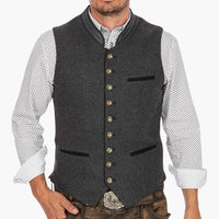 Traditionelle Weste für Herren - Oktoberfest 2025 – Grau