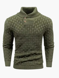 André | Pullover gestrickt – Olivgrün