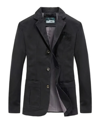 Lorenz® | Lässige Herrenjacke – Schwarz