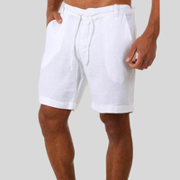 Matteo | Herren Bermuda Shorts Regular Fit Kordelzug – Weiß
