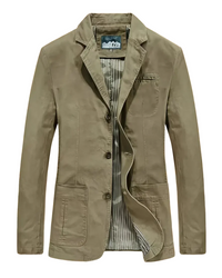 Lorenz® | Lässige Herrenjacke – Khaki