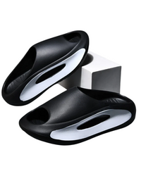 Schaumstoff-Sandalen – Schwarz