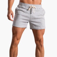Herren Shorts mit Gummibund und Kordelzug für den Sommer – Grau