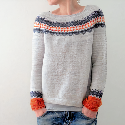 Poira | Gemütlicher Bootskragen-Pullover
