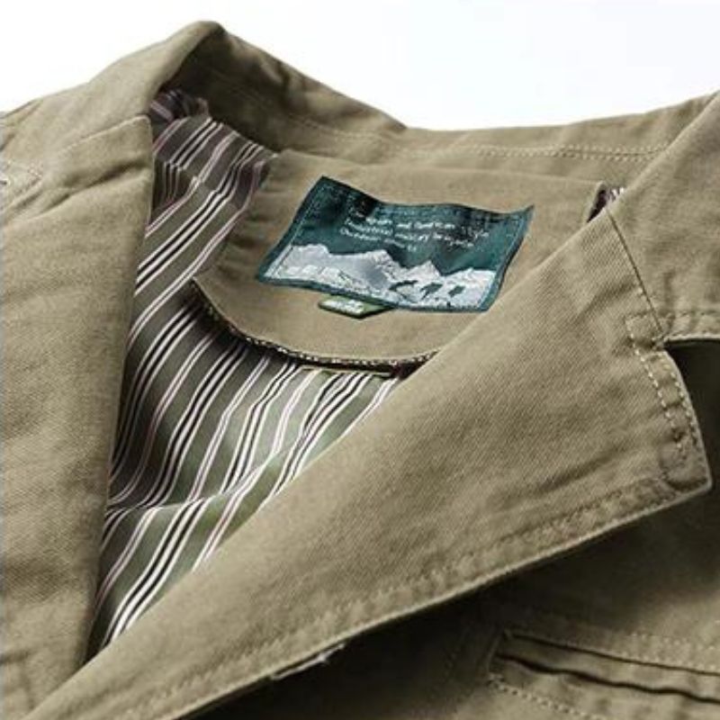 Gabrie | Wasserdichter Herrenmantel mit Reverskragen und praktischen Taschen