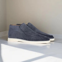 Herren Loafer | Schlanke Form mit niedrigem Einstieg – Marine