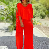 Ava |  Elegantes Set – Orange