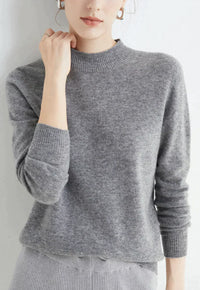 Damen Luxus Kaschmirpullover | Weich & Elegant – Grau