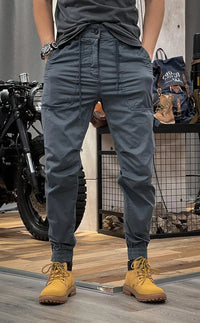 Levi™ | Premium Stretch Cargohose – Grau (ohne Taschen)