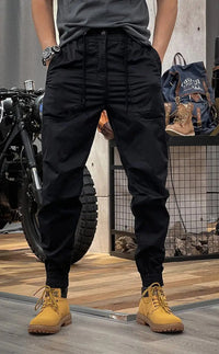 Levi™ | Premium Stretch Cargohose – Schwarz (ohne Taschen)