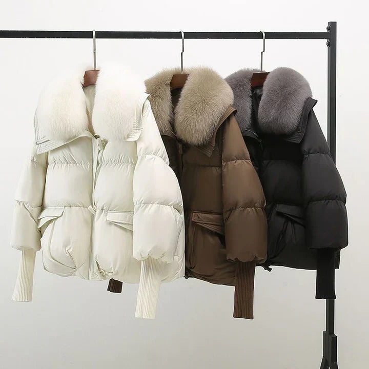 Enrica - Stylische Kunstpelzjacke