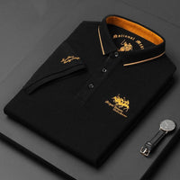 Nareno - Poloshirt mit weichem Griff – Schwarz