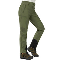 Valtrix | Wasserdichte Softshell-Hosen für Damen Winter – Oliv