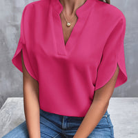 UDILIA - LEICHTE UND ELEGANTE BLUSE – Rosa