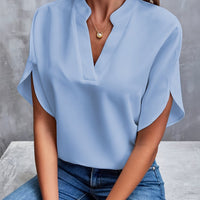 UDILIA - LEICHTE UND ELEGANTE BLUSE – Blau