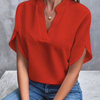 Vivi | Elegante Leichte Bluse für Damen – Rot