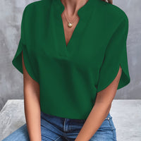 UDILIA - LEICHTE UND ELEGANTE BLUSE – Grün