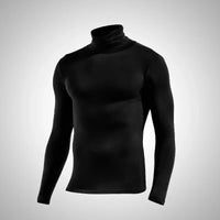 Terazo | Thermoregulierendes Langarmshirt für Herren Herbst – Schwarz
