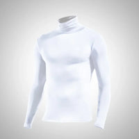 Terazo | Thermoregulierendes Langarmshirt für Herren Herbst – Weiß