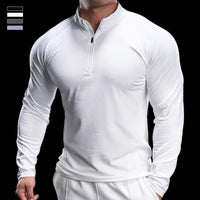 Eltron | Schnelltrocknendes Fitnessshirt für Herren Kompression – Weiß