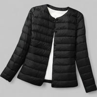 Verdiana | Leichte wattierte Jacke – Schwarz