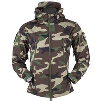 Winterjacke für Männer - FRITZ – Braun camoufliert