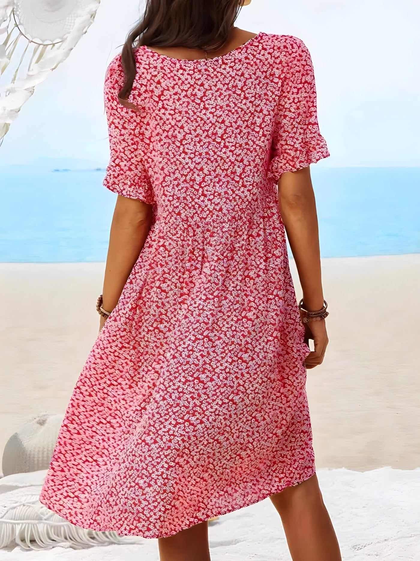 Huguette - Blumiges Midikleid