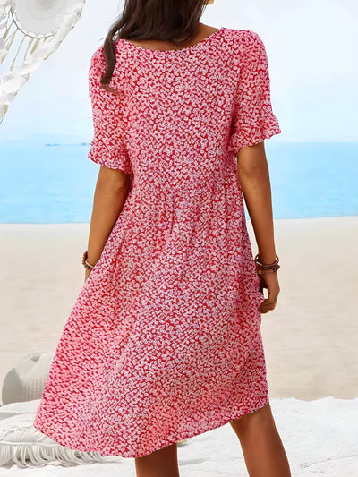 Huguette - Blumiges Midikleid