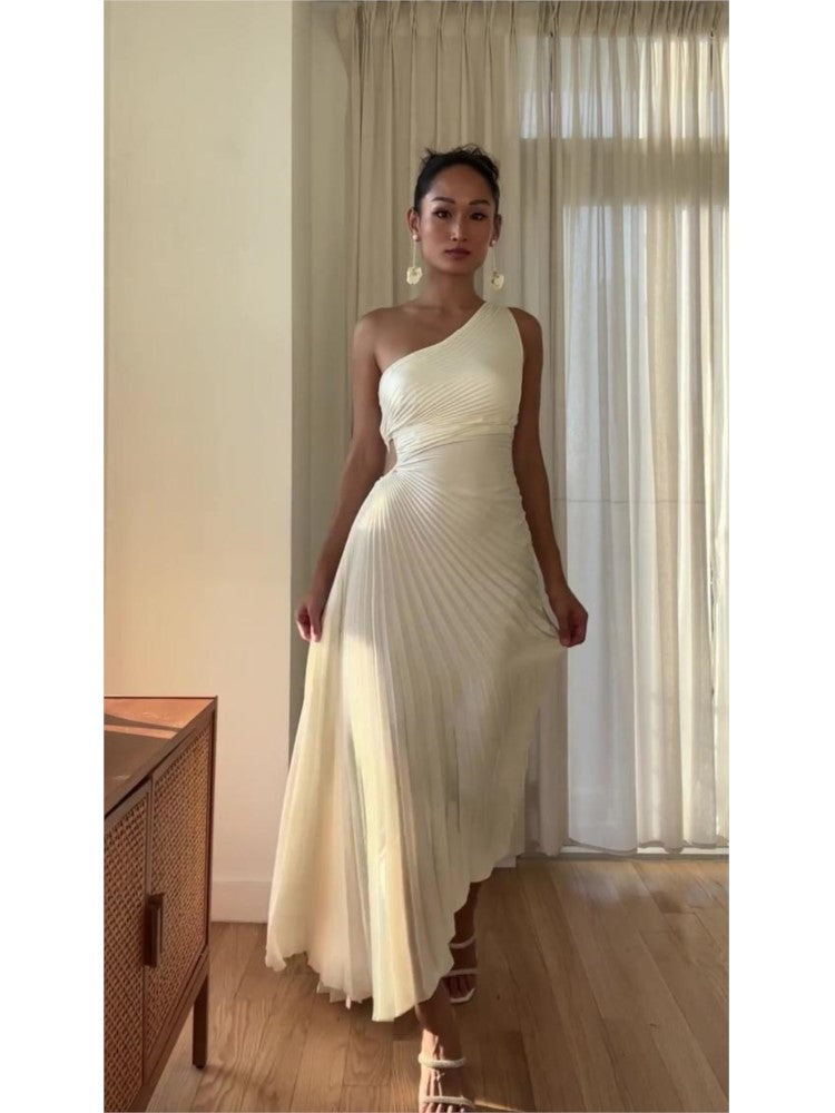 Delfina Plisseekleid