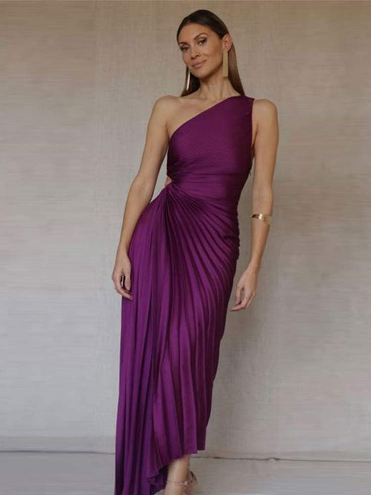 Delfina Plisseekleid