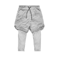 Vexon | Atmungsaktive Kompressionshose für Herren 2-in-1 – Weiß-Camouflage