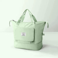 Vielseitige Damen-Reisetasche, geräumig, faltbar, aus Polyester – Mintgrün