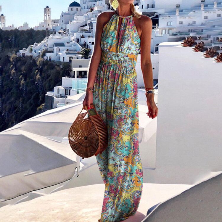 Bernice | Ärmelloses böhmisches Kleid