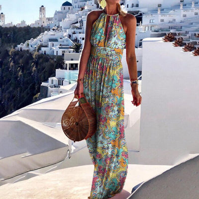 Bernice | Ärmelloses böhmisches Kleid