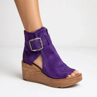 Sofia | Stilvolle Stiefeletten Damen Trend – Lila