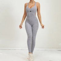 Virex | Atmungsaktiver Sport-Overall für Damen Flexibel – Grau