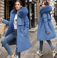 Cike | Neue Frauen Winterjacke – Blau