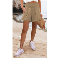 MARIELA - Casual Shorts für Frauen – Braun