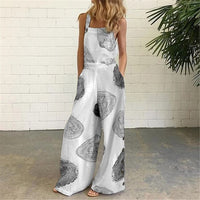 VIA - Ärmelloser Overall Jumpsuit – Weiß