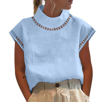Tatum | Lässige Tunika Damen Oberteile – Blau