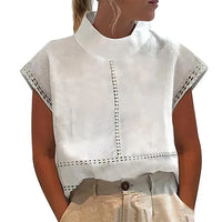 Tatum | Lässige Tunika Damen Oberteile – Weiß