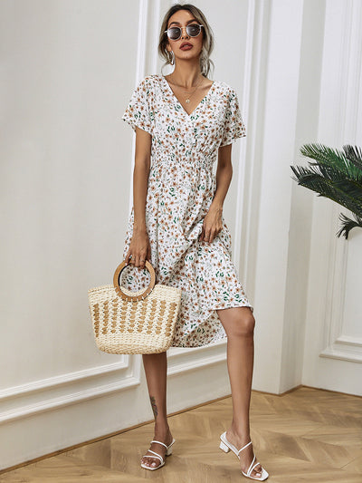 Bano | Elegantes Sommerkleid mit Blumendruck