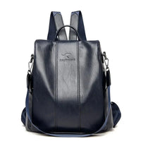 Damen Zwei Wege Griff Modern Rucksack | Stilvoll – Marine