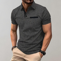 Sportlich-Elegantes Herren Poloshirt – Grau
