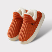 Hausschuhe Warm Gepolstert | Rutschfest & Bequem – Orange