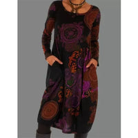 Elegantes Damen Winterkleid mit Wohlfühlkomfort – Rot